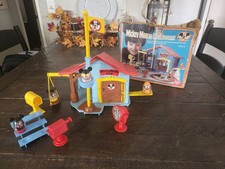 Weebles MICKEY MOUSE CLUBHOUSE Romper Room Incomplete with Box Hasbro 1976