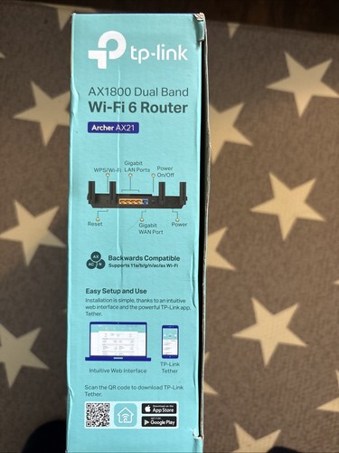 TP-Link AX1800 Works with Alexa Dual Band Gigabit Router - Black - Picture 2 of 4