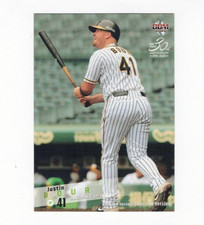 Justin Bour, MIA-PHI-LAA- Hanshin Tigers-LG Twins, BBM Card #504 (2020)