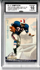 O.J. SIMPSON 1994 Ted Williams Card #8 Staubach NFL Ftbl  CCG GEM MINT 10