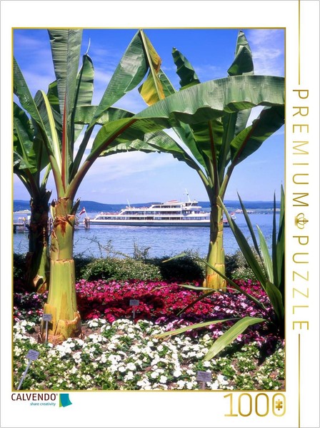 Calvendo Puzzle View From Mainau Island | 1000 Pieces, Finished Size 25.2 × 18.9-image