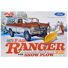 Skill 3 Model Kit 1972 Ford F-250 Ranger Xlt Pickup Truck With Snow Plow 125 Skill 3 Model Kit 1972 Ford F-250 Ranger Xlt Pickup Truck With Snow Plow 125