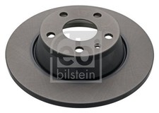 2x Febi Rear Solid Brake Discs Fits Audi Tt 286mm