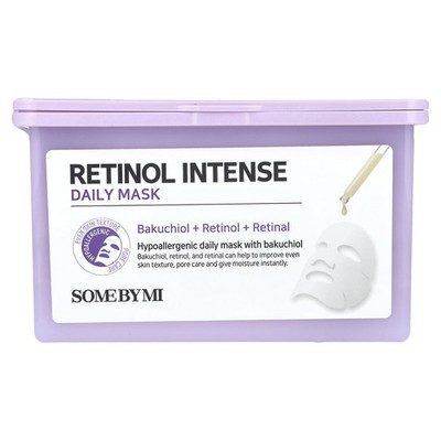Retinol Intense Daily Beauty Mask, 30 Sheets, 11.83 fl oz (350 ml)
