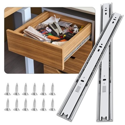 14 inch Soft Close Drawer Slides 6 Pairs Ball Bearing Full Extension Cabinet ...