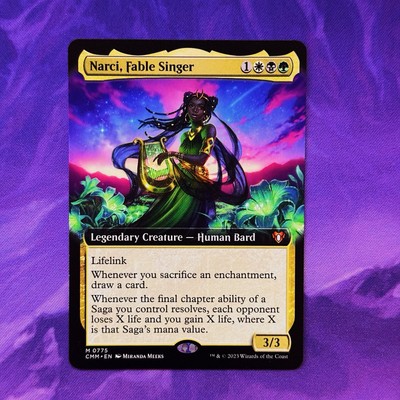 Narci, Fable Singer 0775 CMM Commander Master Final Fantasy Yuna Saga MTG Sagas