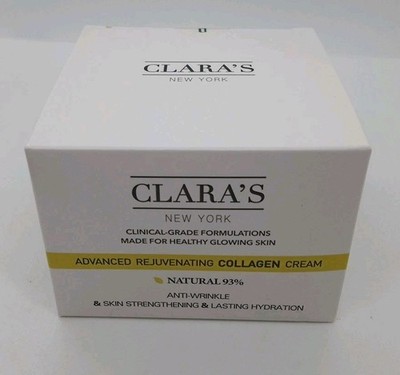 Clara s New York Advanced Rejuvenating Collagen Cream Cream 1.7 fl oz  NIB