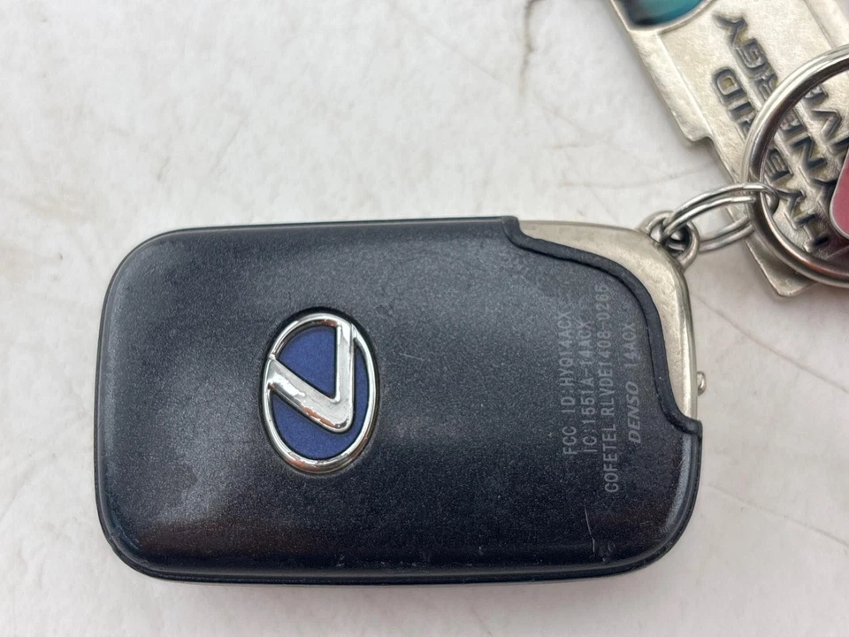 Lexus CT200H 2011-2017 llave inteligente entrada sin llave mando a distancia HYQ14ACX OEM Foto 3 de 4