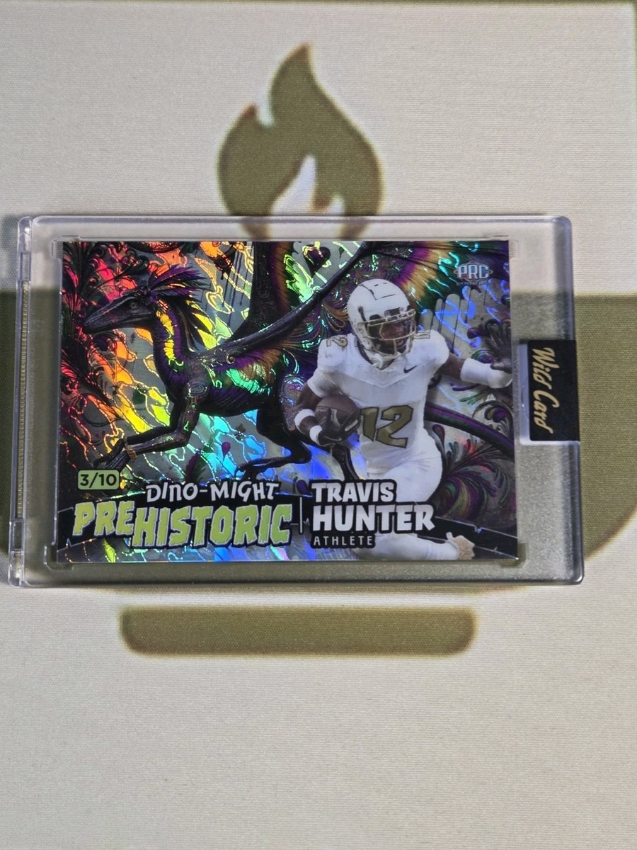 2024 Wild Card Dino-Might PREHISTORIC 🔥 Travis Hunter 3/10