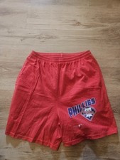Vtg 90s Philadelphia Phillies Athletic Shorts Size Medium