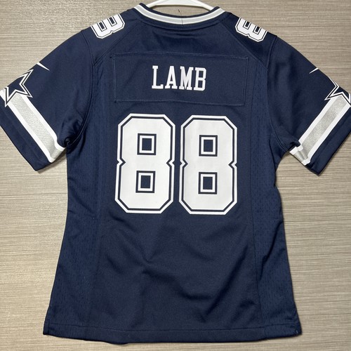 Nike CeeDee Lamb #88 Dallas Cowboys Girls 10/12 Medium On Field Home Jersey NWT