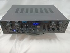 Pyle PTA44BT 4-Ch. Bluetooth Amplifier Stereo Receiver System TESTED - GC-7677