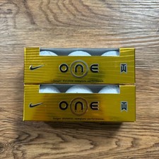 Nike One Gold Tiger Woods TW Golf Balls Set of 2