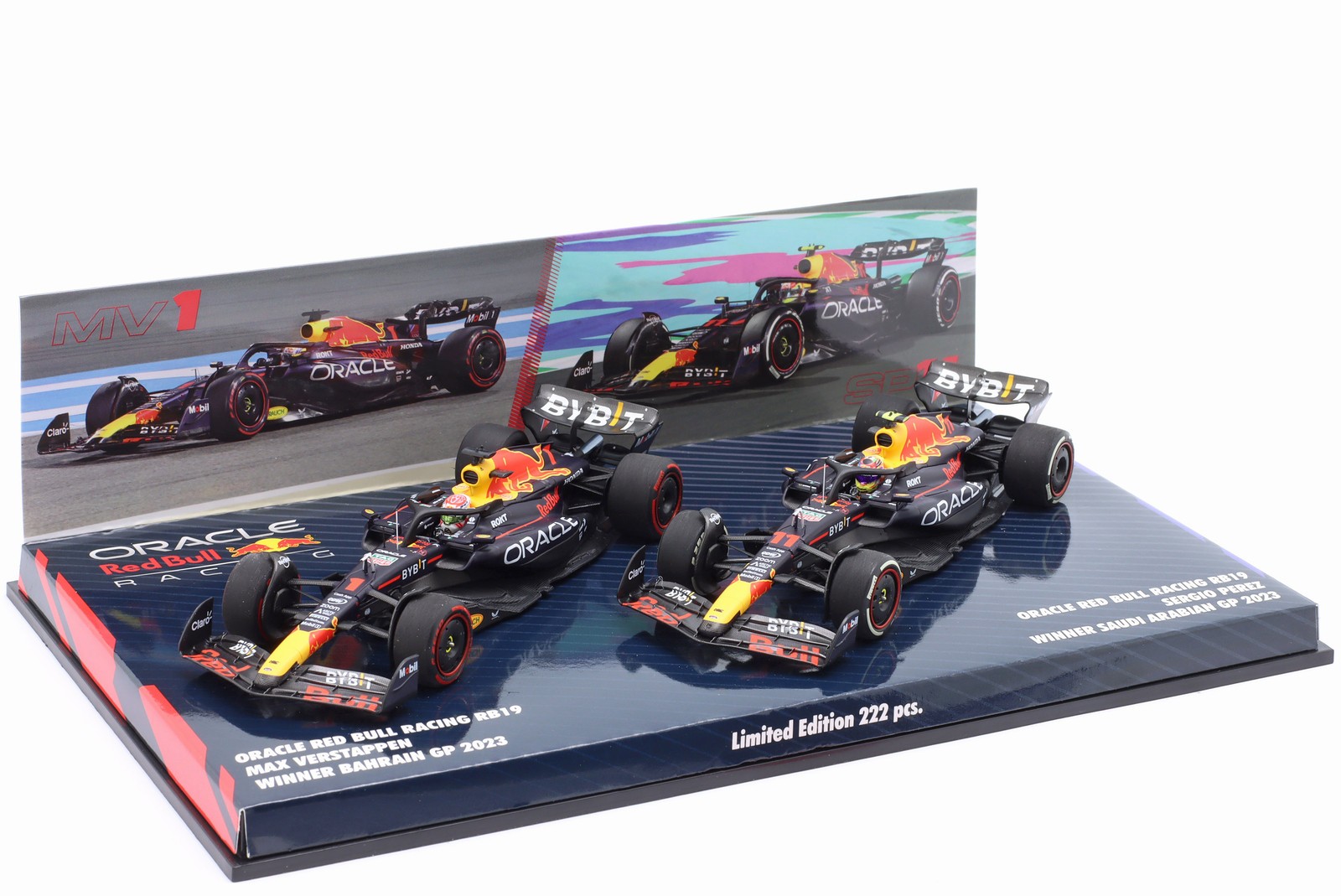 Coffret Minichamps Red Bull RB19 2023 F1 Édition Limitée d'Excellence pour Collectionneur 1:43
