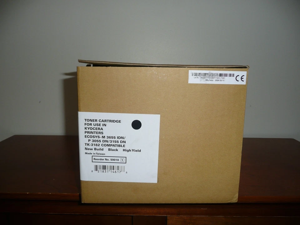 Katun Kyocera TK-3182, TK3182 Black Toner Cartridge 1T02T70US0 - Image 3 of 3