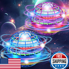 Flying Orb Ball Toy Hand Controlled Mini Drone Cosmic Globe Fly Spinner Kids Gif