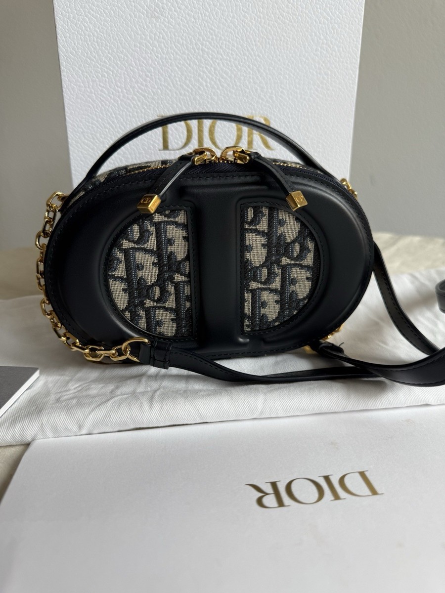 Christian Dior カメラケース~~~~ Christian Dior Calfskin Macrocannage Caro Camera Bag Black 1668214