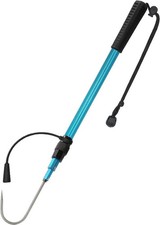 SANLIKE Telescopic Fish Gaff with Stainless Sea Fishing Spear Hook Tackle, Soft