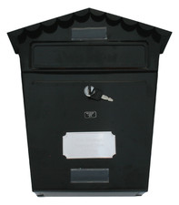 Wedding Guests Steel Post Box With Lock Free Engraving