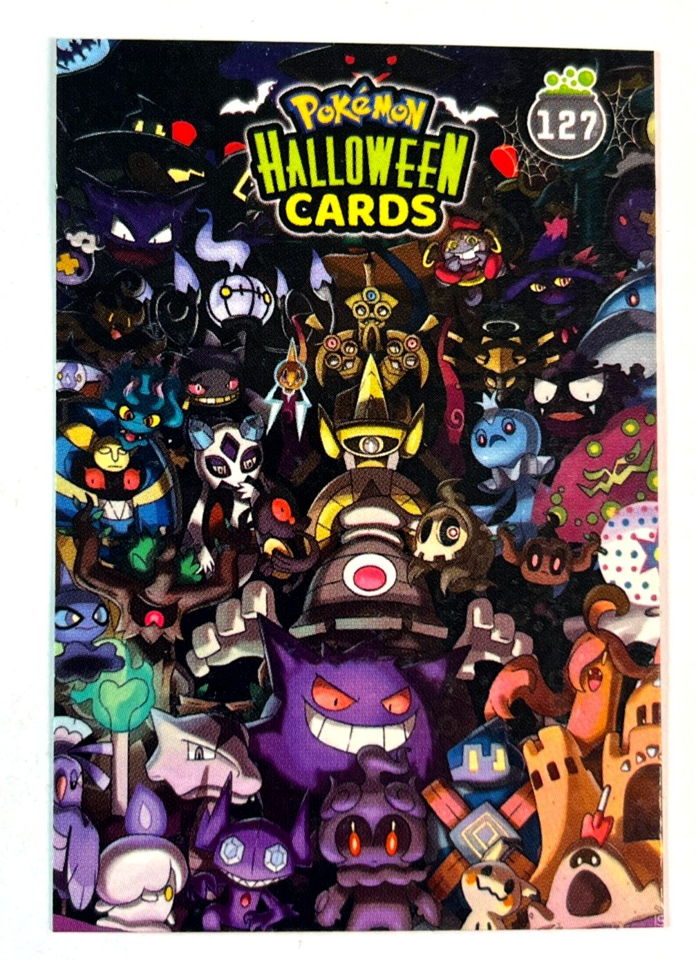 2025 POKEMON HALLOWEEN Collectoons Card #127 GENGAR SABLEYE Art Peru Foil