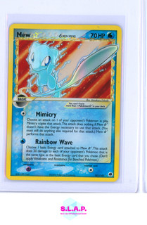 MEW POKEMON 101/101 2006 EX DRAGON FRONTIERS GOLDSTAR HOLO EN