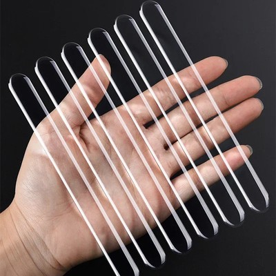 6 PCS Car Door Edge Guard Transparent Anti Scratch Strip Bumper Scuff Protector