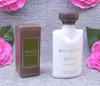 Bvlgari MAN Wood Essence After Shave Balm 40 ml   Wood Essence EdP 5 ml   SET