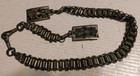 Antique 1900s Masonic Knights Templar Ceremonial Uniform Belt Chain Sword Hanger — photo 6