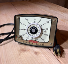 Vintage Time-O-Lite GR-72 60-Second Darkroom Timer Luminous Dial USA