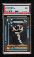2024 Donruss Optic Rated Prospects Gold Prizm 1/10 Thomas White PSA 9 MINT 15q9