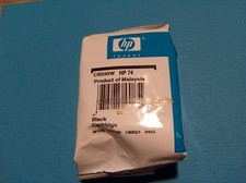 Genuine HP 74 Original CB335W Black Noir Ink Cartridge - No Exp. No Box.