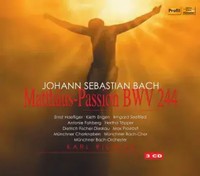 MatthäUs-Passion BWV 244 | Johann Sebastian Bach | Deutsch | Audio-Cd | CD