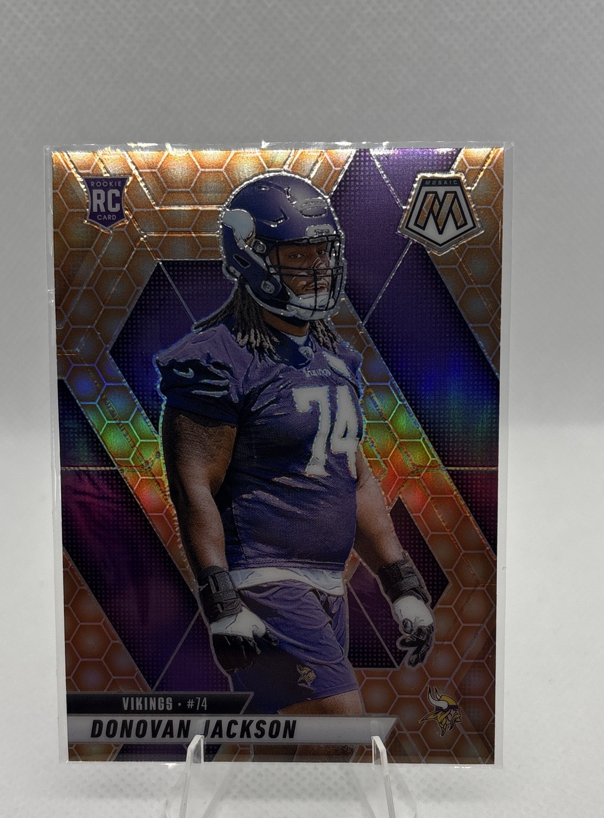 2025 Panini Mosaic - Rookies Donovan Jackson #388 Honeycomb Prizm (RC)