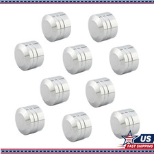 10 Pcs Aluminum Motorcycle Bolt Covers Engine Topper Caps Harley Twin Cam Sports