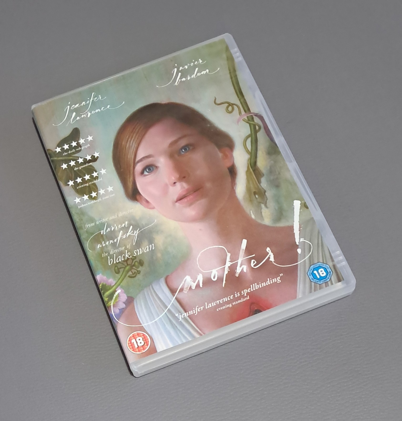 Mother! DVD- 2018- Jennifer Lawrence, Aronofsky (DIR) cert 18