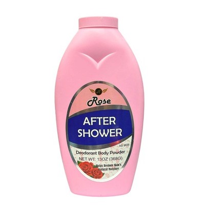 After Shower Baby Powder   13oz, Rose Scent