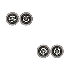 2 Paar Roller Räder stummschalten Ersatzräder für Gepäckkoffer Baby Swing Car