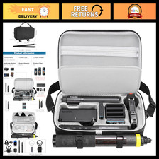 Waterproof Carrying Case for Insta360 X5/X4 Action Camera, Travel Bag with Strap