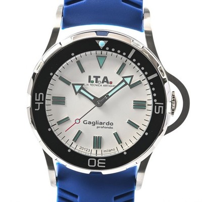 ITA Gagliardo Profondo Taucheruhr Edelstahl Kautschukband aus Japan