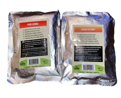 Henna Color Lab Pure Ginger Blond  Beard & Hair Dye Natural Vegan Organic New