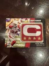 2012 Topps NFL Captains Adrian Wilson Patch Cardinals Relic