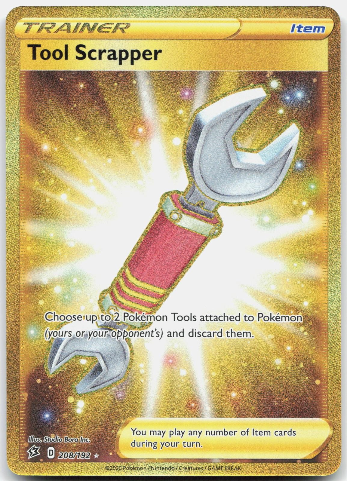Holo Tool Scrapper Secret Rare 208/192 - NM - Rebel Clash