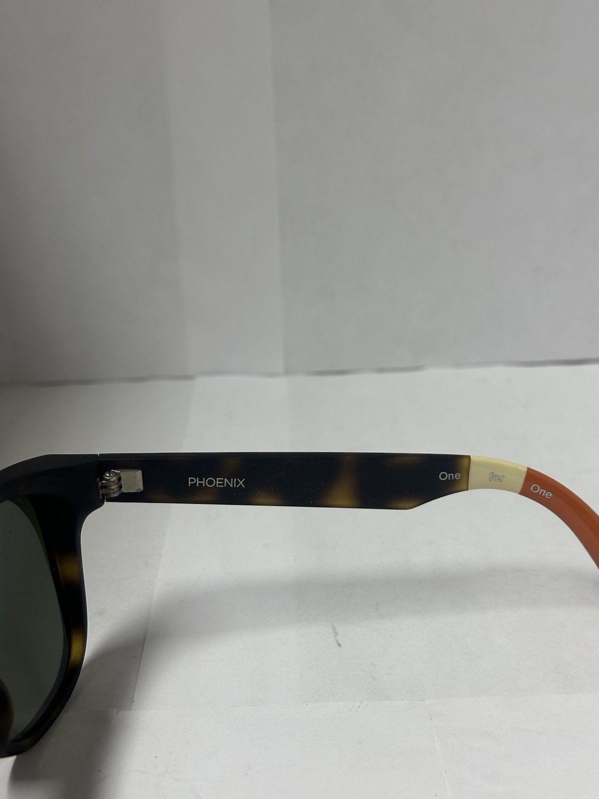 TOMS PHOENIX Tortoise Shell Plastic Square Green … - image 3