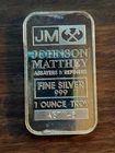 Johnson Matthey Assayers & Refiners 1 OZ .999 Fine Silver Bar