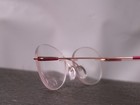 Silhouette Titan Frameless Red and Gold Wire Eyeglasses Made in Austria — photo 3