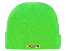 Image of Paramore Beanie Hat Band Logo new Official Fluorescent Green