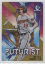 2021 Bowman Futurist Gold Refractor 37/50 Heston Kjerstad #FUT-HK rf2