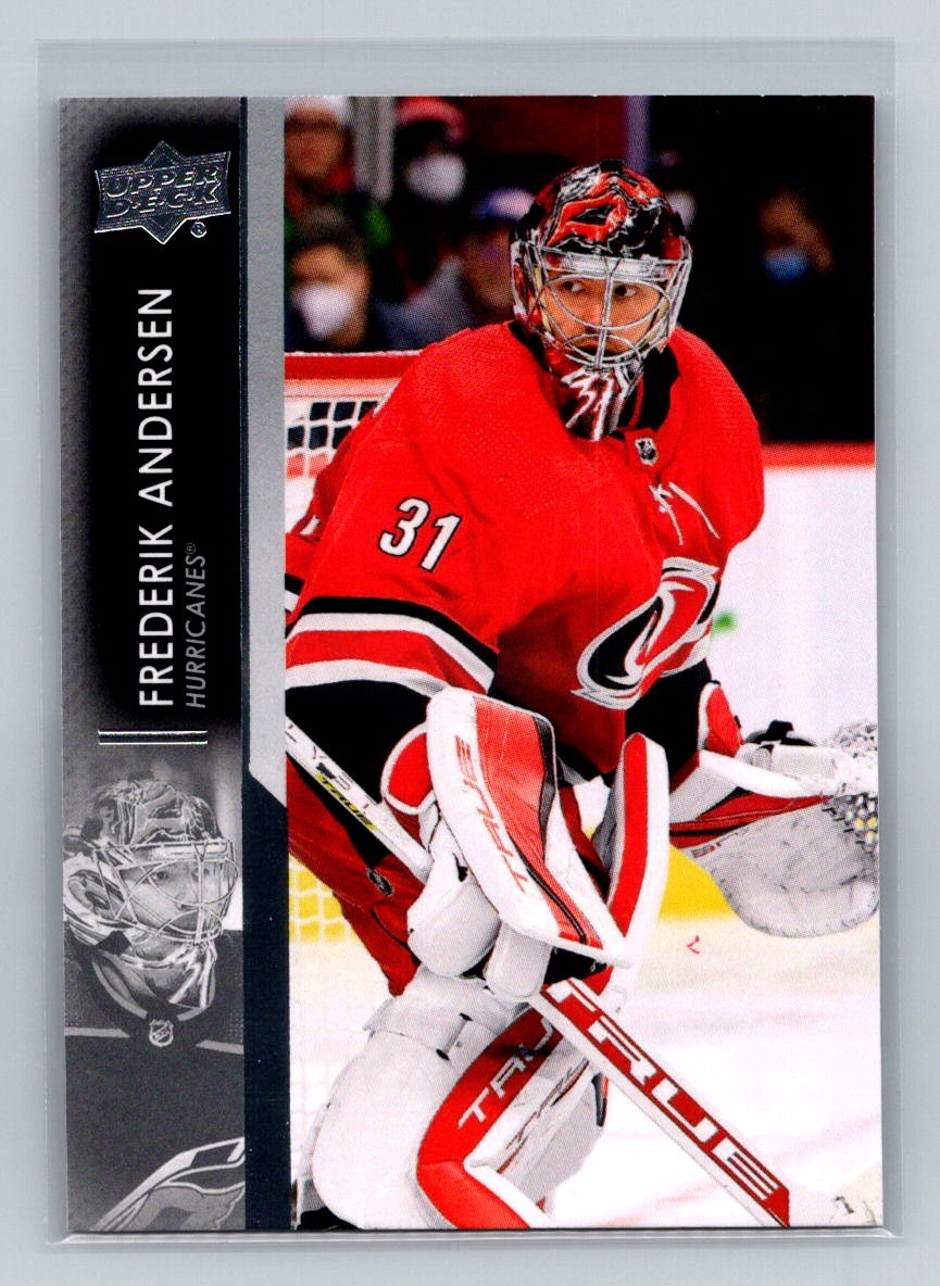 2021-22 Upper Deck #533 Frederik Andersen Carolina Hurricanes