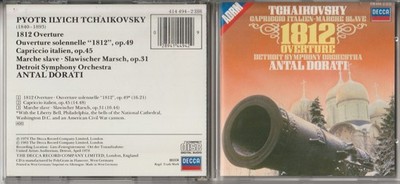 Tschaikowski - 1812 Overture - Antal Dorati - Detroit Symphonie Orchester - CD