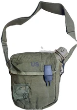 Water Canteen 2 QT Collapsible  with 2 Quart Pouch Cover & Sling USGI